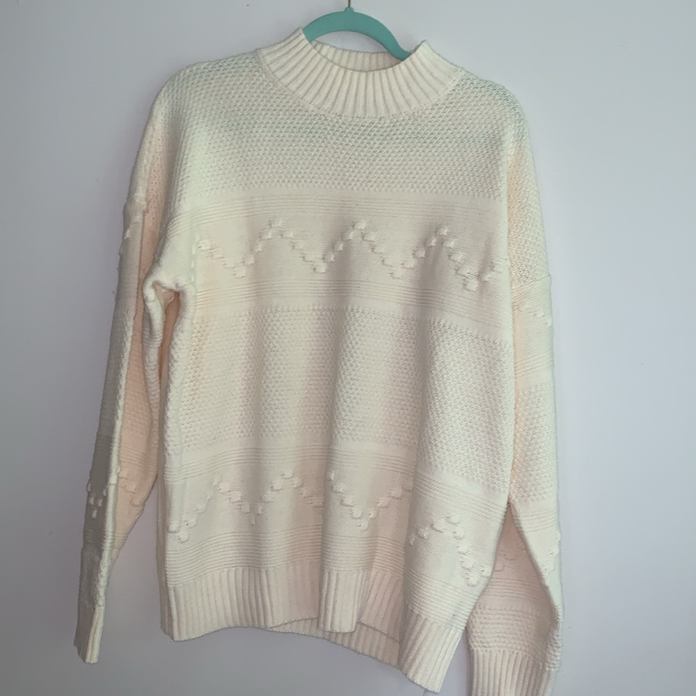 Pink Clover Waffle Knit Sweater XXL